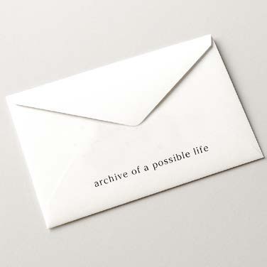 Envelope reading archive of a possible life