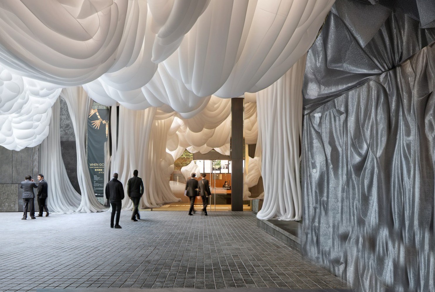 Neu gestalteter Eingangsbereich der Asia Society Hong Kong