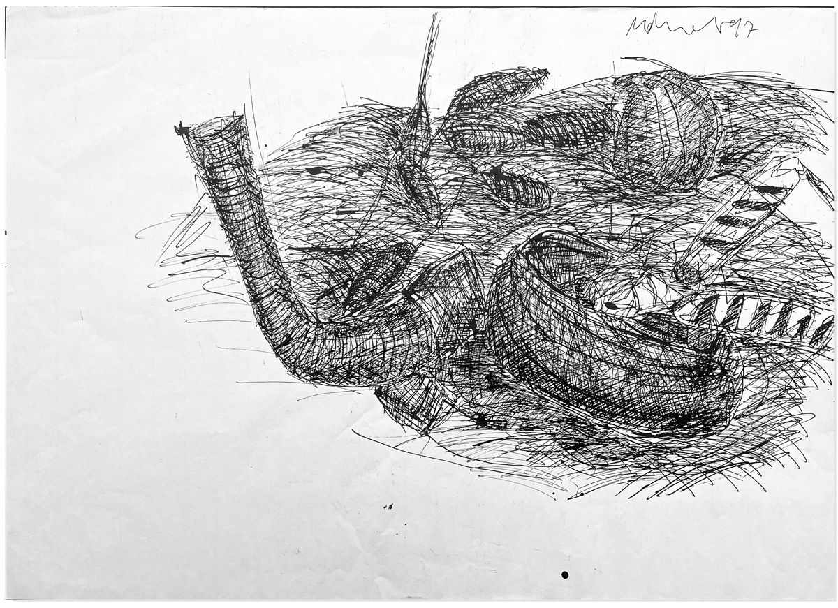 Florian Mehnert, Dragonfly Ink Drawings, 1997-2005
