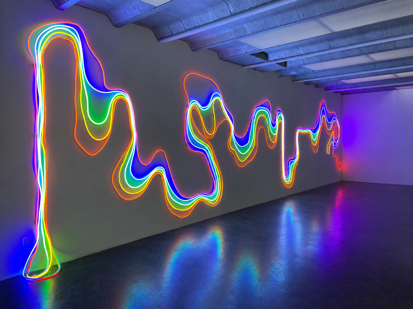 Light Drawings, Space25 installation view