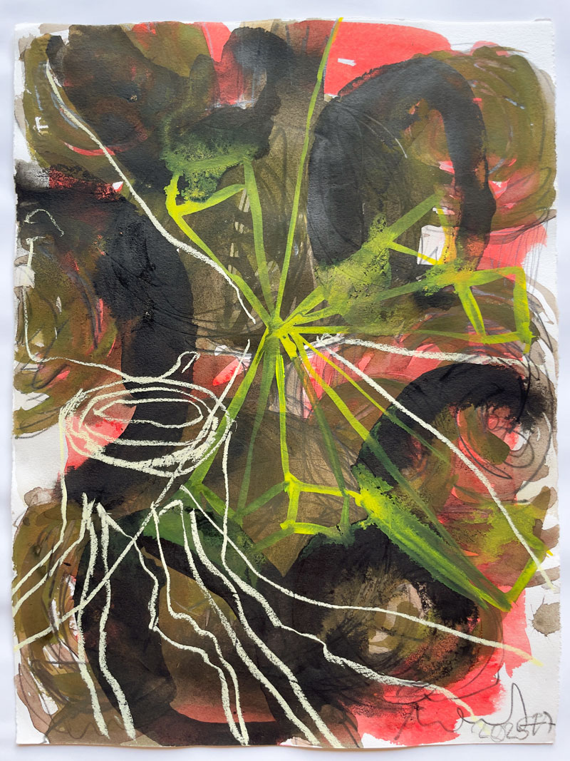 Florian Mehnert, Untitled, Mischtechnik auf Bütten