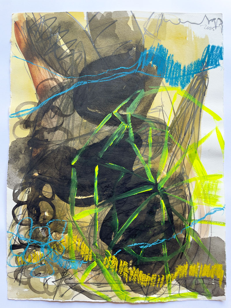 Florian Mehnert, Untitled, Mischtechnik auf Bütten