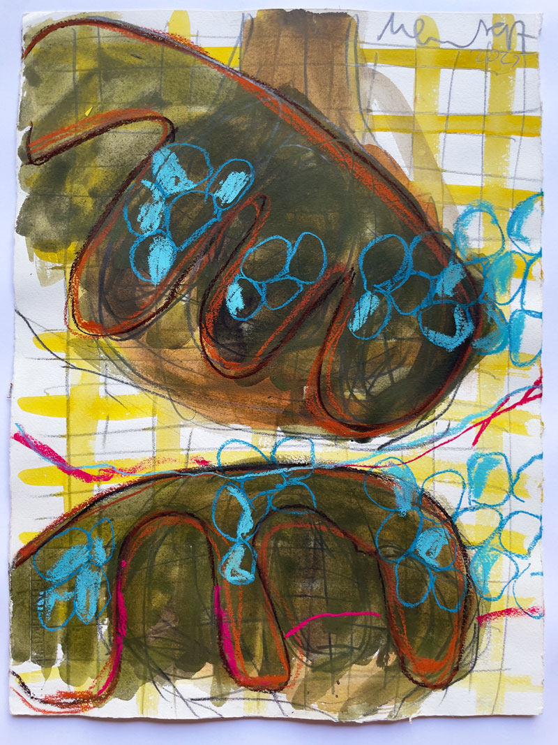 Florian Mehnert, Untitled, Mischtechnik auf Bütten