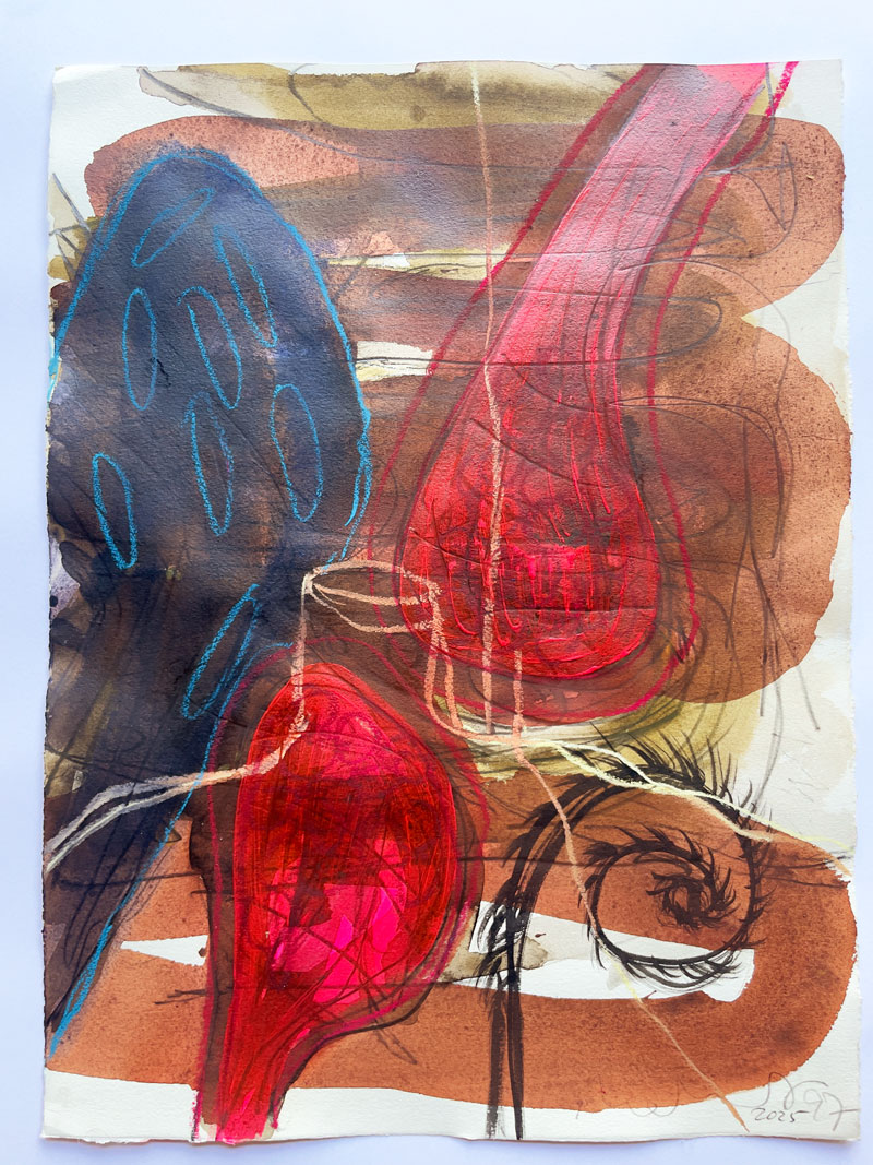 Florian Mehnert, Untitled, Mischtechnik auf Bütten