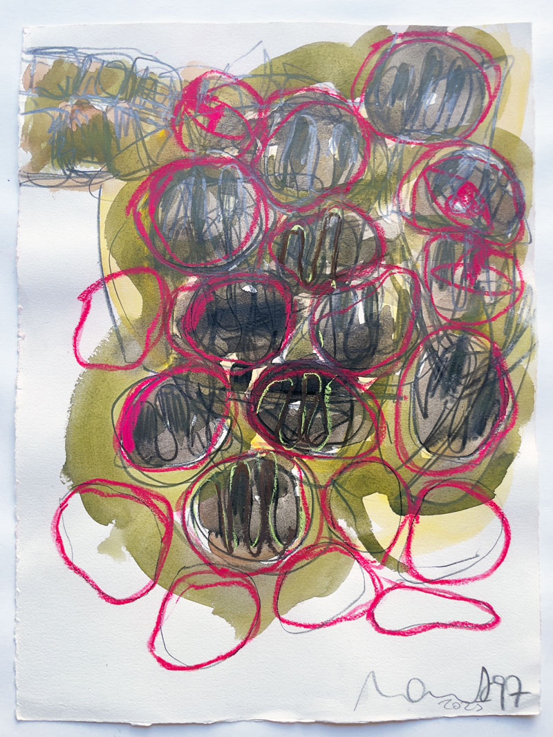 Florian Mehnert, Untitled, Mischtechnik auf Bütten