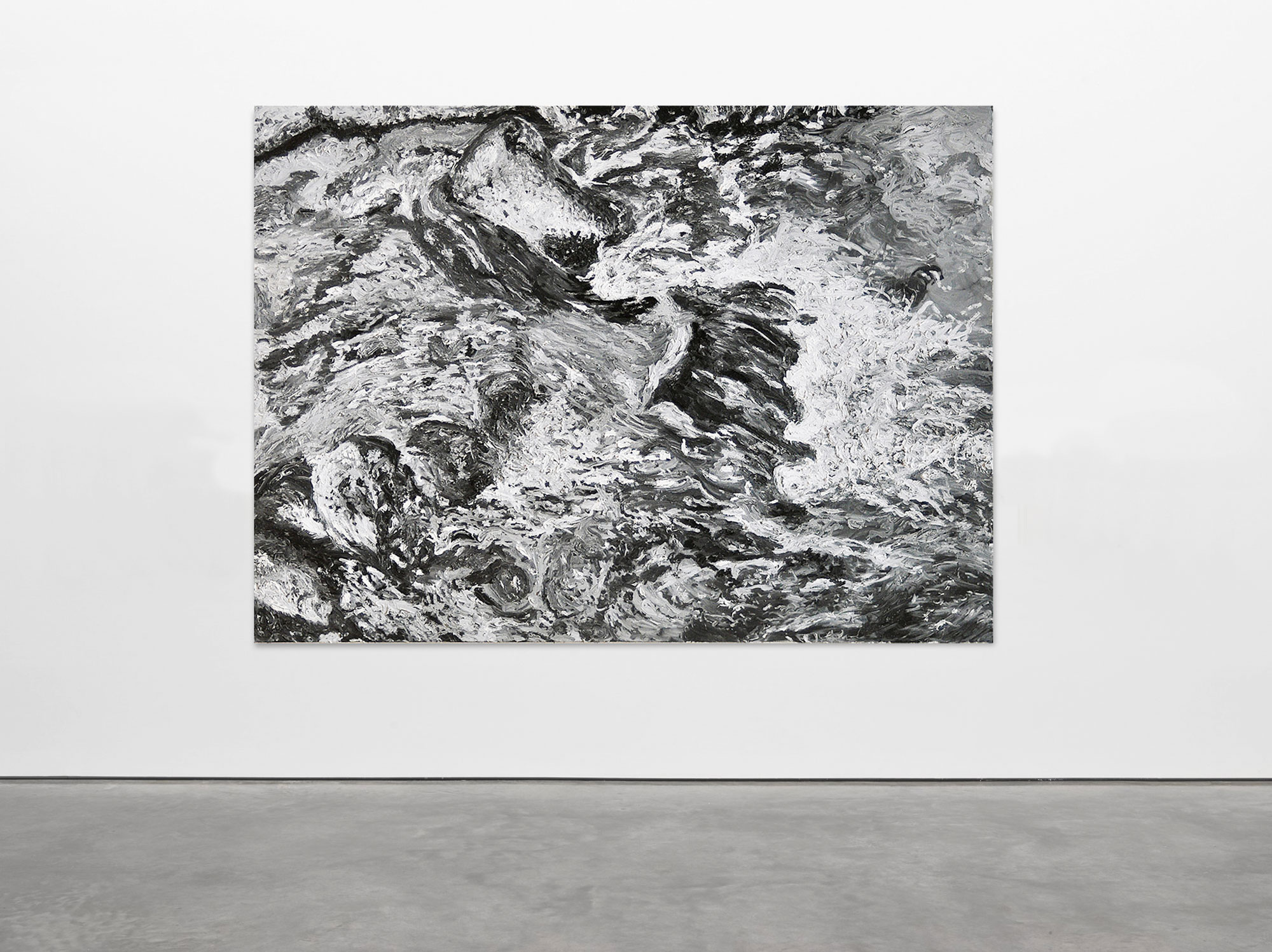 Florian Mehnert, Water, oil painting